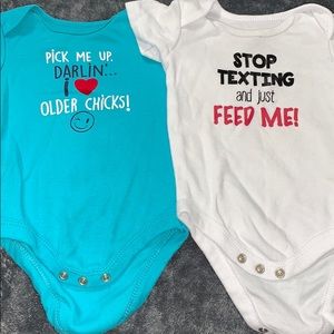 Various 0-3 onesies